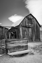 Barn and Well - Bodie Ghost Town