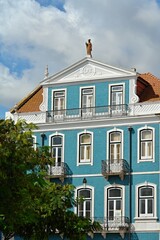 Classic traditional architecture in Santarem, Centro - Portugal 