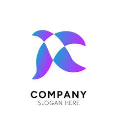 Abstract logo design template. Simple vector logo in a modern style.. business logo design. business logo abstract