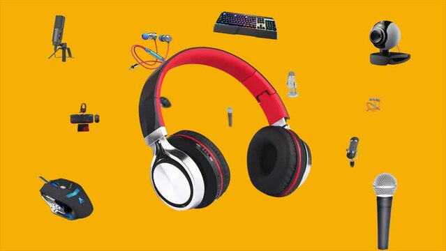 4K 60 fps navigation animation between e-commerce products.
Use for e-commerce, shopping and digital ads campaings. Mouse, keyboard, headset, microphone, gaming set, computer products, speaker, tech

