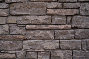 Texture of a natural stone wall