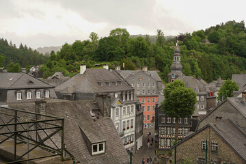 Fototapeta na wymiar View on Monschau, Germany