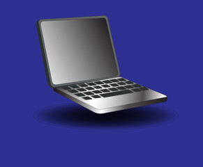 Vector illustration of laptop computer PC mobile phone