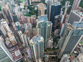 Central, Hong Kong Business district in Hong Kong city