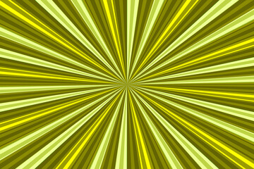 Sunburst shining yellow metallic modern retro background