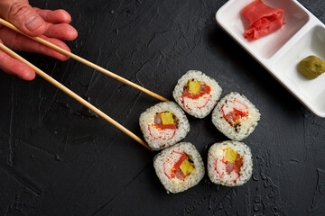 fotografias de sushi 