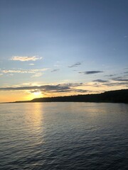 sunrise over the river