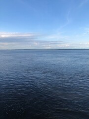 Obraz premium blue sky and river