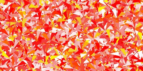 Light orange vector pattern with polygonal shapes.