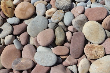 Abstract nature pebbles background. Blue pebbles texture. Stone background. Blue vintage color. Sea pebble beach. Beautiful nature. Turquoise color