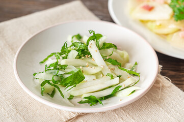 コールラビの浅漬け