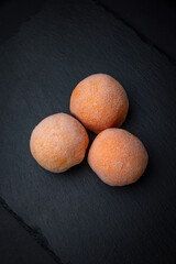 Mochi colorful Japanese Rice cakes, dessert
