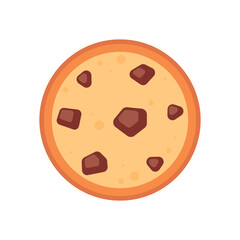 Cookie logo design. Cookie vector on white background.