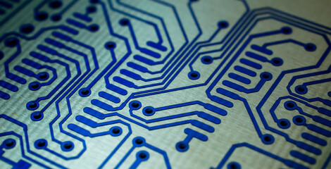 a printed circuit board in makro