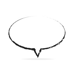 Speech bubbles. Cloud vector banner. Template for banner, sticker, tag, badge with space for text.