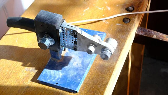 
Plastic pipe welding machines, polypropylene pipe soldering iron, plumbing work, repair, plumbing soldering