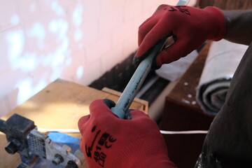 
Plastic pipe welding machines, polypropylene pipe soldering iron, plumbing work, repair, plumbing...