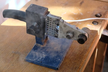 
Plastic pipe welding machines, polypropylene pipe soldering iron, plumbing work, repair, plumbing soldering