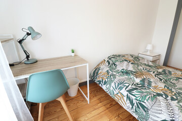 tropical spirit bedroom green duvet