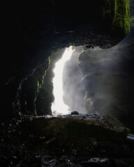 Fototapeta na wymiar Misty Mountains Cave