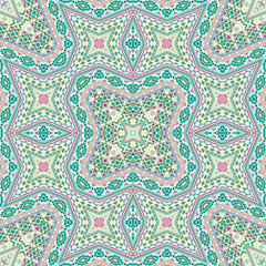 Navajo endless pattern graphic design. Vintage geometric background. Scarf print in ethnic style.