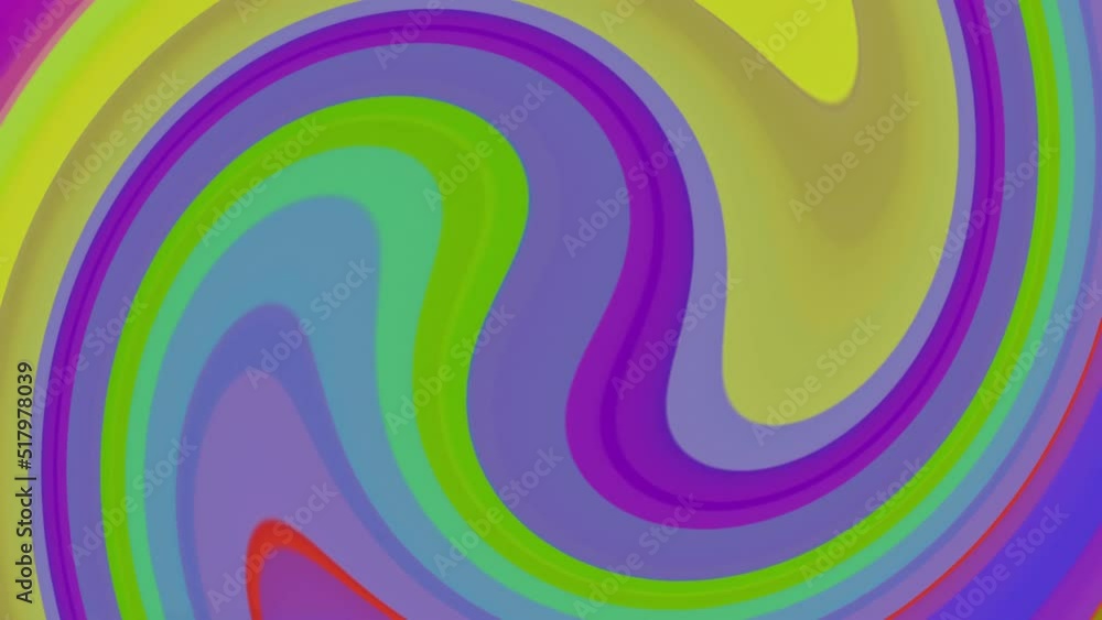 Poster twirled lines. computer generated 3d render