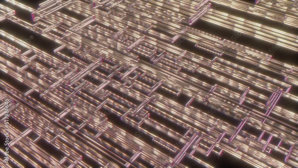 Poster abstract block lines. computer generated 3d render