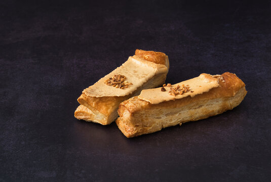 Unquera ties. Typical dessert from Cantabria, Spain,