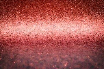  red gold- bright and  champagne sparkle glitter pattern background. christmas or luxury