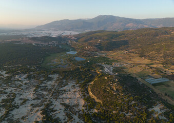 Patara Antique City Drone Photo, Mediterranean Region Lycian Way, Kas Antalya, Turkey