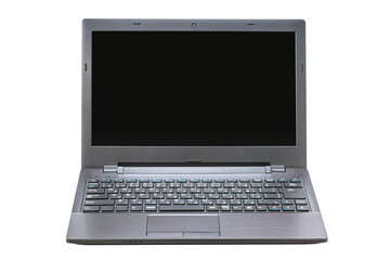 ノートパソコン本体（白抜き背景）