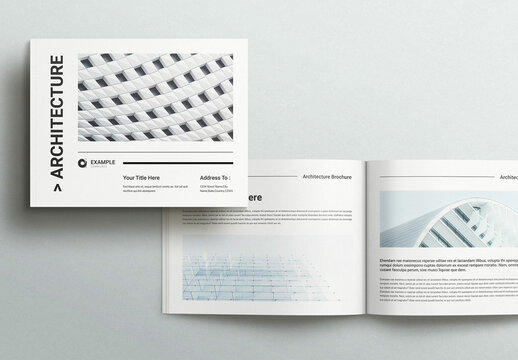 Architecture Brochure Layout Landscape