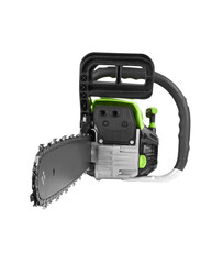 Chainsaw on white