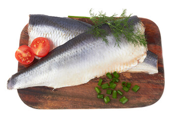 Herring fish isolated