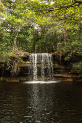 Pai Inácio waterfall in the city of Palmeiras, State of Bahia, Brazil