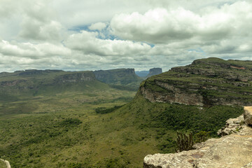 view of Pai Inácio hill in the city of Palmeiras, State of Bahia, Brazil