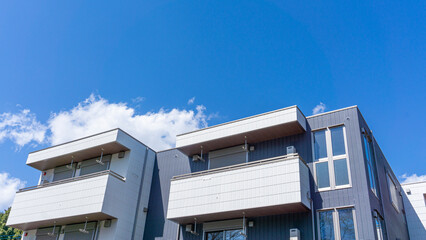 アパートのある風景