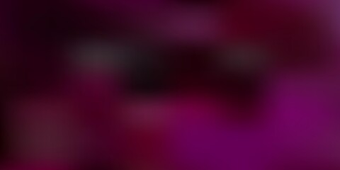 Dark pink vector blurred background.