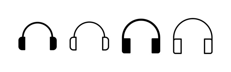 Headphone icon vector. Headvector sign and symbol