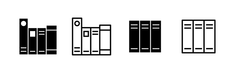 Library icon vector. education sign and symbol