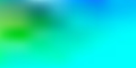 Light blue, yellow vector gradient blur drawing.