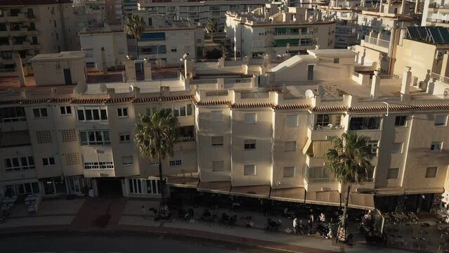 Nerja Town and mountains from elevated position, Nerja, Malaga
