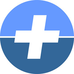 plus symbol in circle