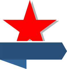 star above the direction box