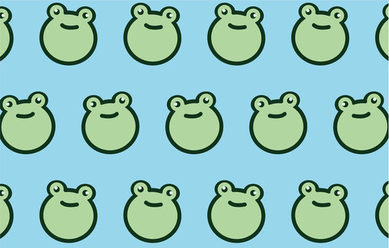 Patr&oacute;n de sapitos tiernos.