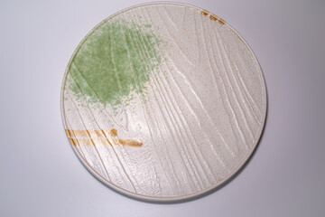 Close up of platter background