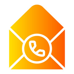 message gradient icon