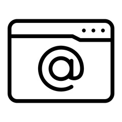 web line icon