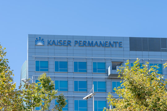 San Diego, CA, USA - July 9, 2022: Kaiser Permanente San Diego Medical Center in San Diego, CA, USA. Kaiser Permanente provides centralized tertiary services for San Diego County.