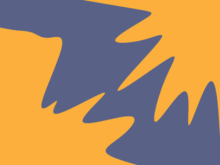 abstract background with yellow cute waves